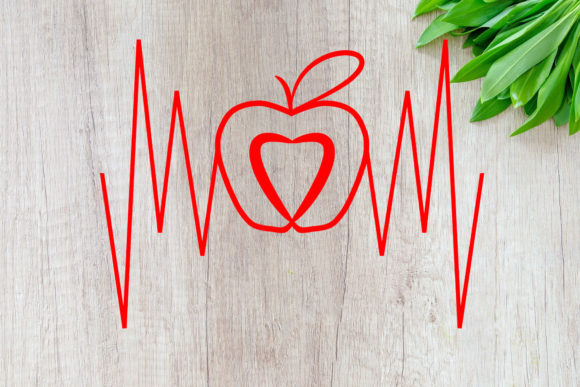 Apple Heartbeats Teacher: Graphics for Crafts