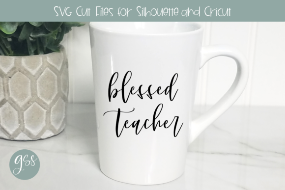 Blessed Teacher SVG File for Crafts and Graphics