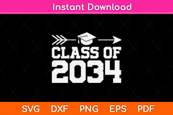 Class of 2034 Graphics for Crafts
