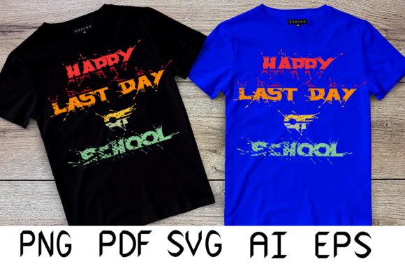 Happy Last Day of School Vintage Graphics for Crafts