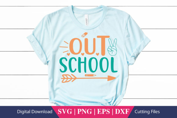 Out School SVG: Graphics for Crafts