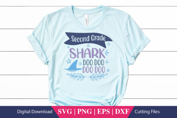 Second Grade Shark School SVG: Crafts & Graphics