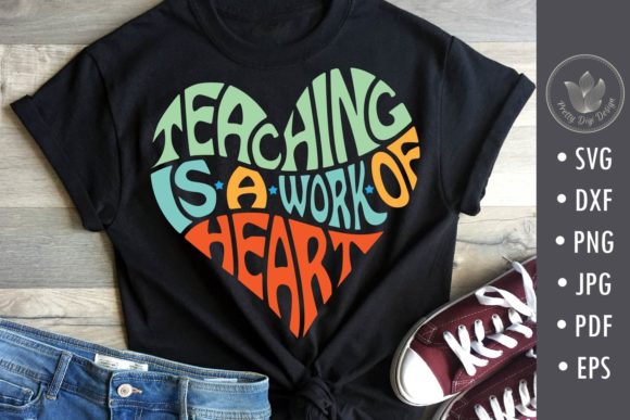 Teaching is a Work of Heart SVG: Crafts & Graphics Review
